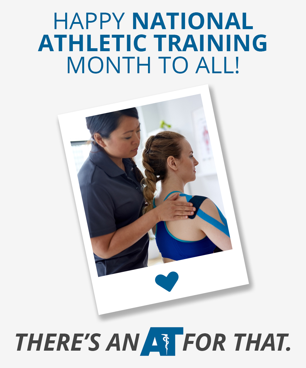 Happy National Athletic Training Month!
